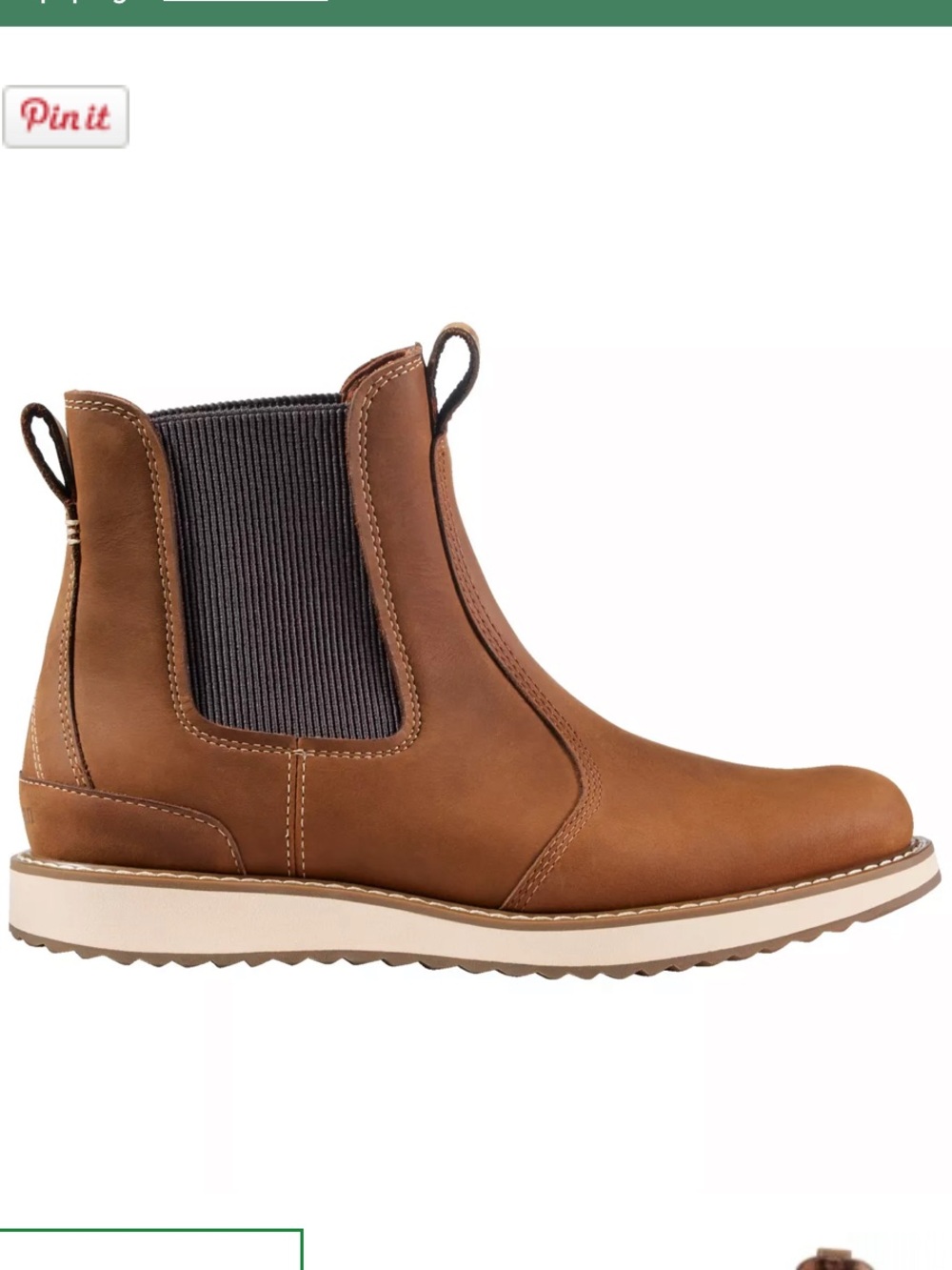 L.L.Bean Men’s Stonington Leather Chelsea Boots Size 12 Medium